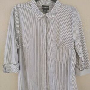 Liz Claiborne Ladies Business/Casual striped blouse